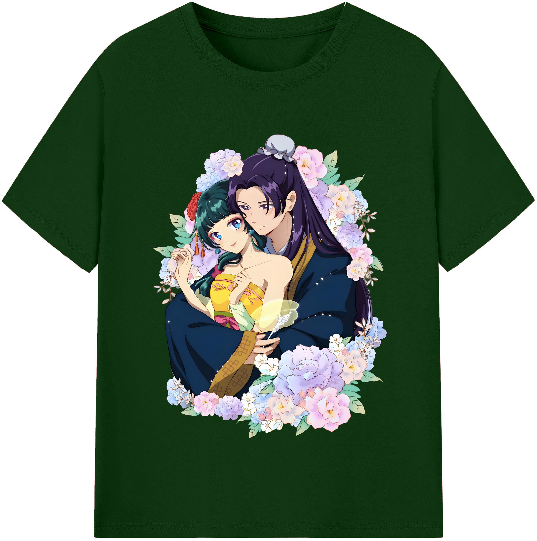 （画像用） 薬屋のひとりごと The Apothecary Diaries 綿100％半袖Tシャツ（フロントプリント）
